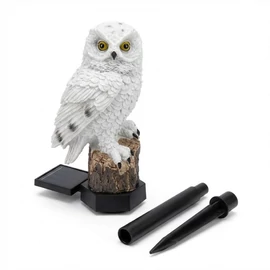 Bagoly Alakú Szolár Kerti Világítás – Élethű Napelemes Dekoráció 16014