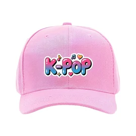 K-POP Stílusú Baseball Sapka Színátmenetes Felirattal – Rózsaszín 62MGG50266-5