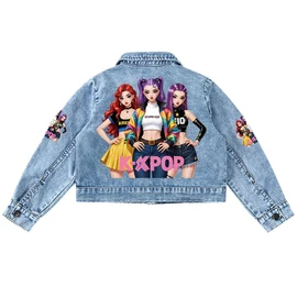 K-pop Rajongói Farmerdzseki – 4-5 Éveseknek (98-110 cm) 52M3858W1X-2