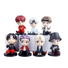 7 Részes K-pop Chibi Figura Szett TM16322-2