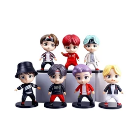 7 Részes K-pop Chibi Figura Szett TM16322