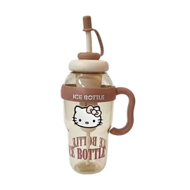 Hello Kitty Milk Tea Barna Vízespalack QR3494598-B