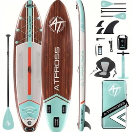 ATPROSS Extra-széles Felfújható SUP Deszka Készlet – Stabilitás és stílus a vízen 62M3G589G7