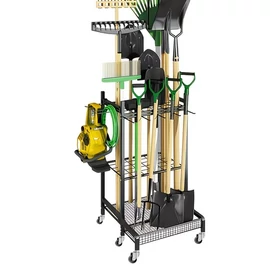 Strapabíró Acél Kerti Szerszámtároló – Kerekes, Mobil Kivitel 58M145K45G-K