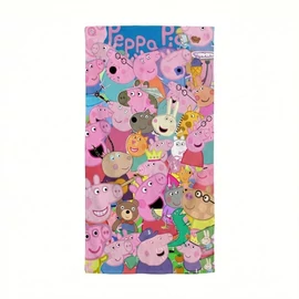 Peppa Malac „Maxi Party” Strandtörölköző (75 cm x 150 cm) 59M2K552X4-75X150