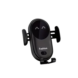 Vezeték Nélküli Autós Töltőállvány és Mobiltartó (Fekete) DJ195932-B