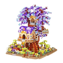 Lila tündérház építőkocka készlet 3046 darabos RM9218100