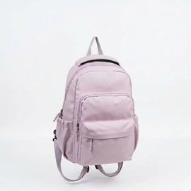 Női városi hátizsák több rekesszel - világos lila Taska-005