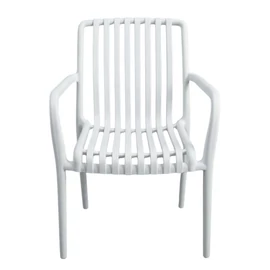 Paris fehér műanyag kerti szék PK-01