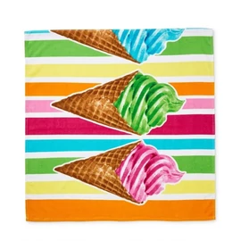 Színes mintás strandtörölköző (70x140 cm) H-70X140-11