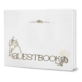 Elegáns esküvői vendégkönyv 5GM5V5QVVV
