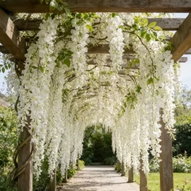 45 db Wisteria Művirág fehér 52MWX5WG97