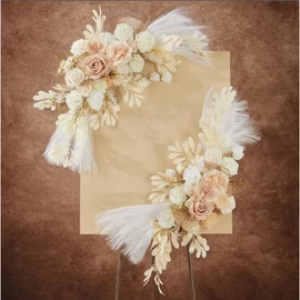 2 db Művirágból Készült Nagy Méretű Virágfüzér TY10008260