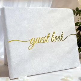 Elegáns Esküvői Vendégkönyv fehér VK11225026