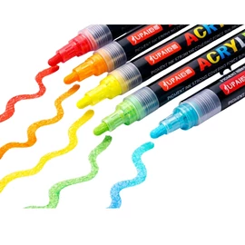 Akril festékfilc készlet 24 db vízálló 4 mm 18322_24