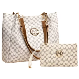 2 részes női vintage válltáska készlet – Elegáns Fehér CY1949572-2