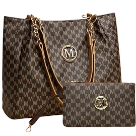 2 részes női vintage válltáska készlet – Stílusos Barna CY1949572-3