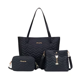 Sunnycity 3 darabos nagy kapacitású hullámos textúrájú táska készlet KH339687