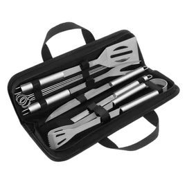 Kaminer grill eszközkészlet 9 db rozsdamentes acél tokban 00027184