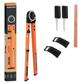 Bigstren állítható szögmérő 3 az 1-ben 50 cm vízmértékkel 00027309