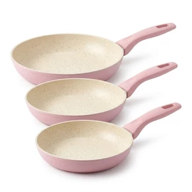 SILVER ROYAL 3 részes tapadásmentes serpenyő készlet SR-202428R