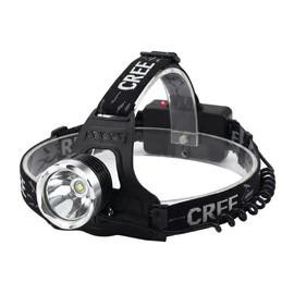 Akkumulátoros-ledes fejlámpa