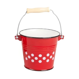 Zománcozott pöttyös vödör 1 liter 732142