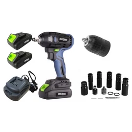 Kraft&Dele akkumulátoros ütvecsavarozó szett 21V 750 Nm KD3408