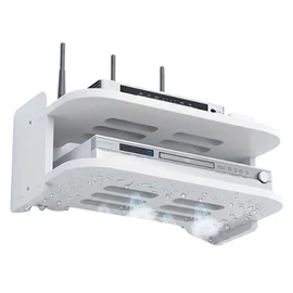 Fali router tartó polc kábelrendezővel CT784296