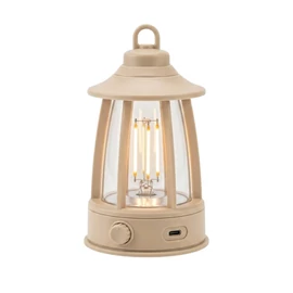 Retró Stílusú Akkumulátoros Kempinglámpa 9998