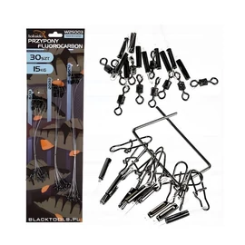 Hokkaido fluorocarbon előkék 30db 15kg teherbírás erős kivitelben
 W25003