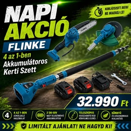 FLINKE 4 az 1-ben Akkumulátoros Kerti Szerszám Szett FK-8640
