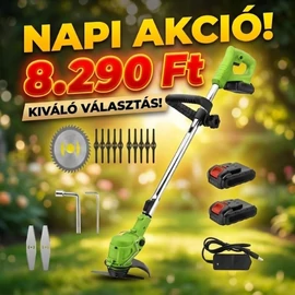 Flinke 48V Fűkasza 2db Akkuval 10 Részes FK-EKS-3030