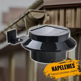 Napelemes ereszcsatorna ledlámpa