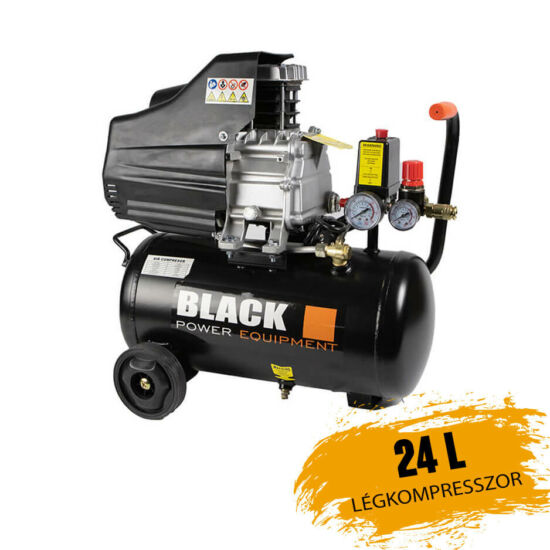 BLACK légkompresszor 24L - 12853