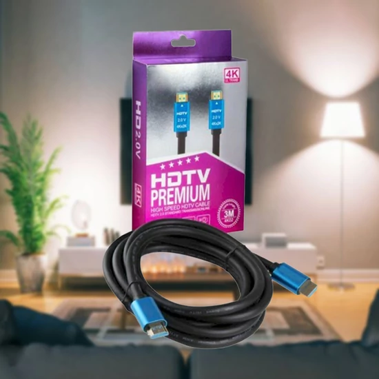 Prémium Nagy Sbességű 2.0 HDMI-HDMI Kábel 4K 3 Méter 4K02