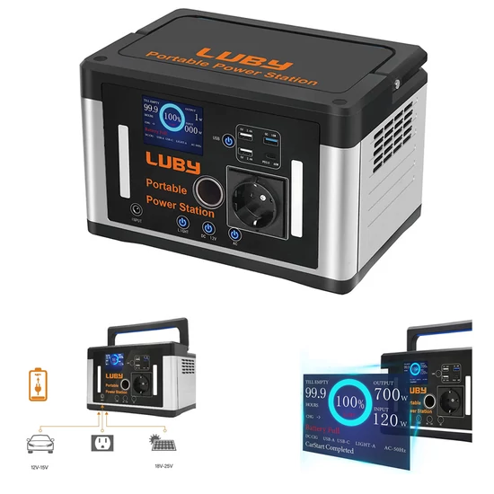 Luby Töltő állomás 1000W /577Wh hordozható erőmű