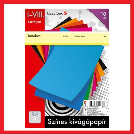 Színes kivágópapír A4 659