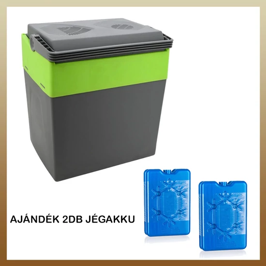 Compass Hűtőtáska 30l 230V/12V A++ AJÁNDÉK 2DB JÉGAKKU 07119-jegakku