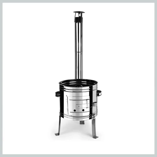 Perfect Home Inox parti üstház 31cm +kémény+könyök+kalap 10446