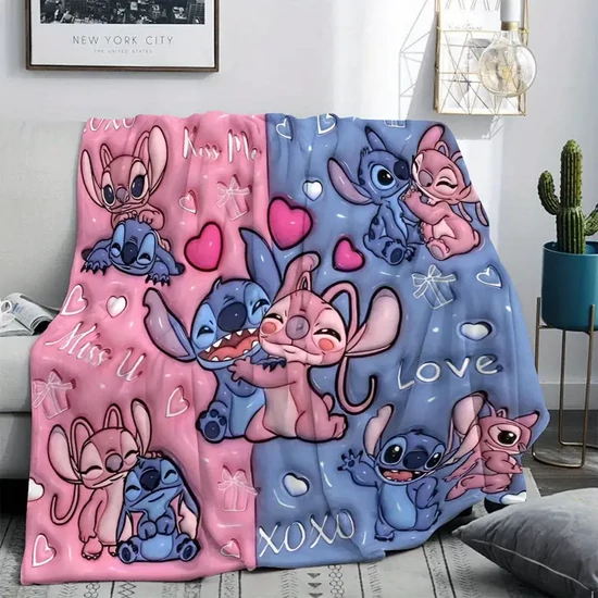 Poliészter takaró szív motívumokkal 100x150 cm YT1291444