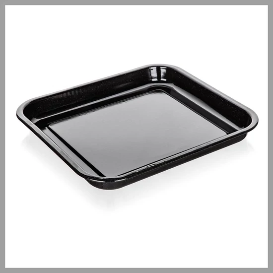 BANQUET Zománcozott tepsi CULINARIA, Fekete, 41 x 37 x 4 cm 13705043