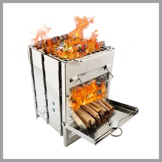 CATTARA ÖSSZECSUKHATÓ FATÜZELÉSŰ GRILL "CUBE" 13001