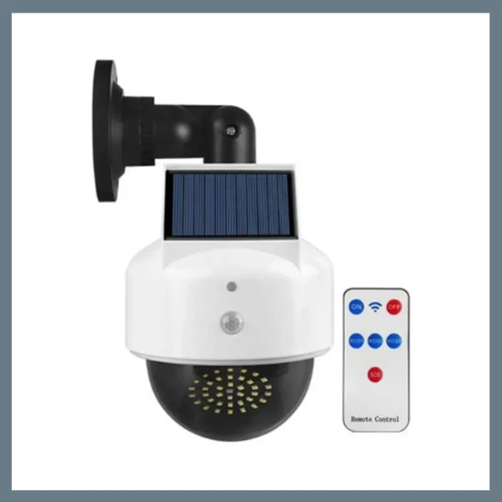 Napelemes Álkamera LED Lámpával és Távirányítóval JX-5118