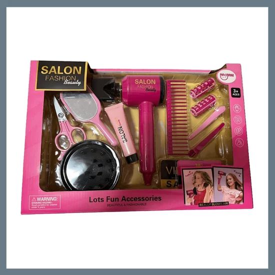 Salon Fashion Beauty – Gyerek fodrász szett kiegészítőkkel SFB1