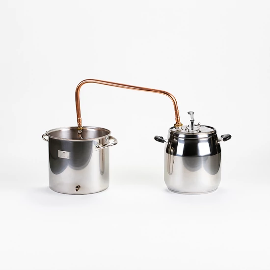 Pálinkafőző réz és inox 17 literes 48026