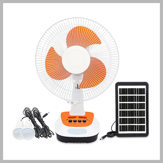 Napelemes 12" Újratölthető  Ventilátor JG-2312