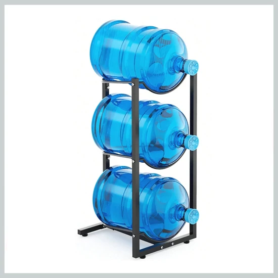 3 szintes fém ballonállvány – vízadagoló palackok tárolásához 53154933-3