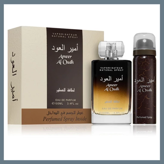 Lattafa Ameer Al Oudh Eau de Parfum – Uniszex, 100 ml + Dezodor 137906