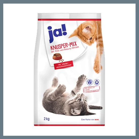 ja! Knusper-Mix Száraz macskaeledel marhahúsból 2kg 7972906